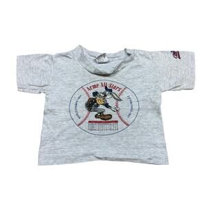 Vintage 90s Acme Kids All Stars Bugs Bunny T Shirt Youth 2XS Looney Tunes